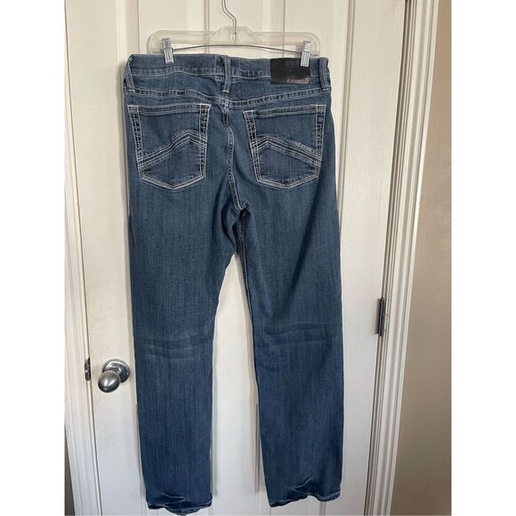 Rock & Republic Mens Dark-Wash Mid-Rise Relaxed Straight-Leg Jeans Size 34x34 - Picture 11 of 11
